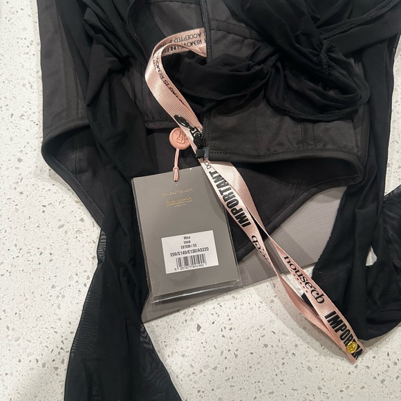 BLACK STRUCTURED CORSET - Picture 6 of 6